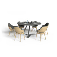 Стільниця з бетону кругла